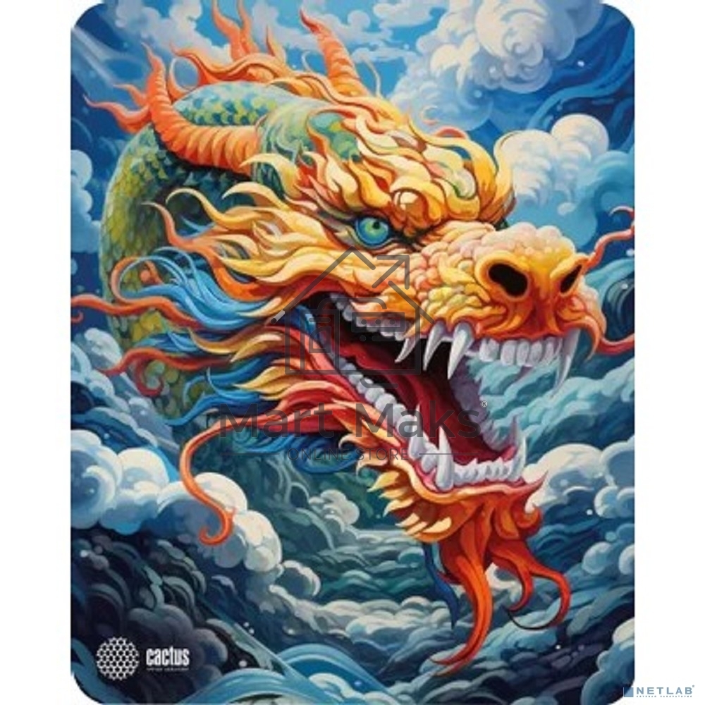Коврик для мыши Cactus Colorful Dragon CS-MP-D07M 300x250x3мм