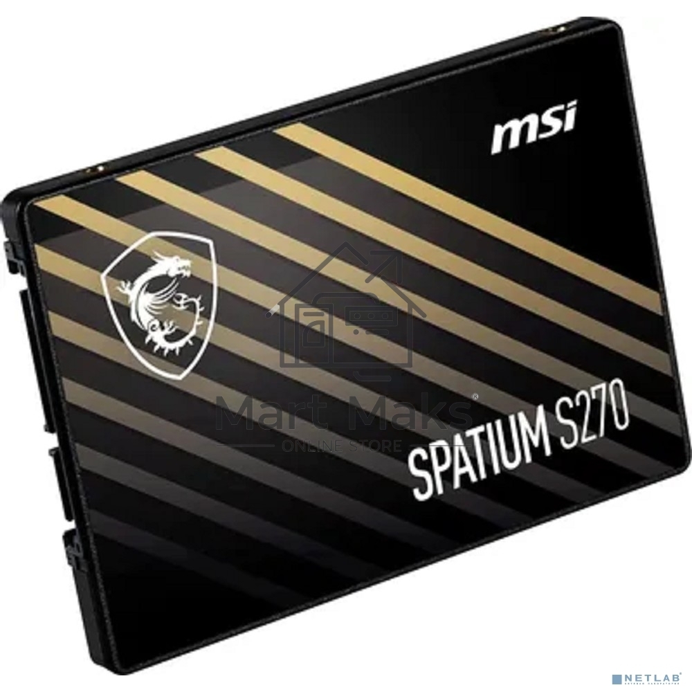 Накопитель SSD MSI SPATIUM S270, 960GB, 2.5