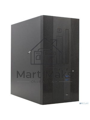 Компьютерный корпус POWERMAN EK303BK PM-450SFX U3.0*2+TypeC+combo Audio POWERMAN 6154288