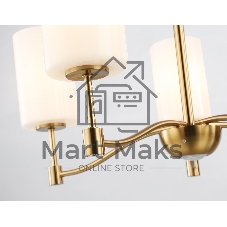 Люстра Ambrella light LH56051/5 BS/FR латунь/белый матовый E14*5 max 40W D590*950