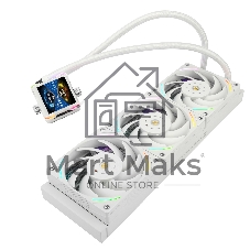Система жидкостного охлаждения Thermalright Elite Vision 360 (360mm, LED, White, ARGB/Fans: 3x120mm, 69CFM, 27dBA, 2150RPM/Pump height 63mm, Rad thickness 27mm/S: 1700, 1200, 1851, 115X, 2011, 2066, AM5, AM4)