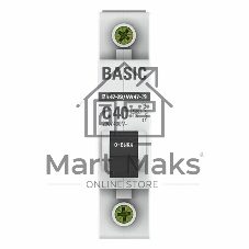 Выключатель автоматический EKF mcb4729-1-40C 1P 40А (C) 4,5кА ВА 47-29 EKF Basic