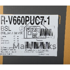Холодильник Hitachi R-V660PUC7-1 BSL серебристый бриллиант двухкамерный инвертер 405/145л морозилка сверху, No Frost
