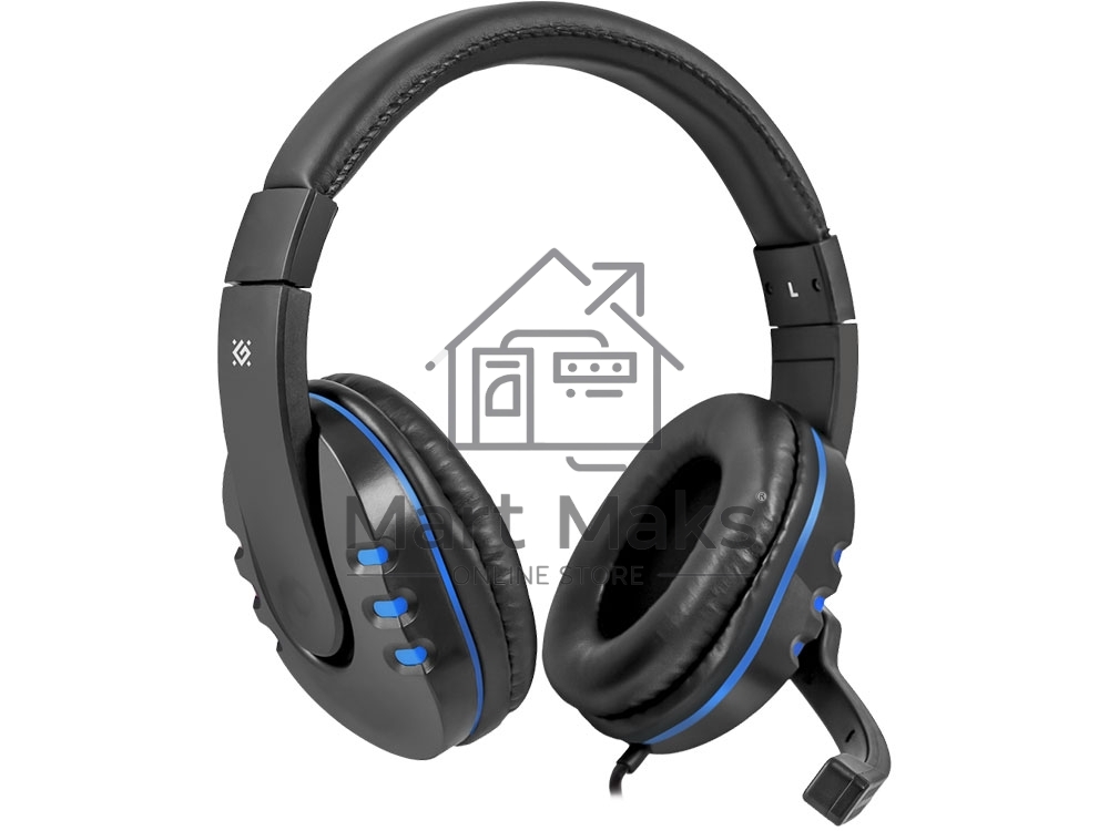 Гарнитура Defender GAMING WARHEAD G-160 BLACK/BLUE