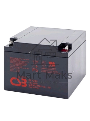 Батарея CSB GP-12260 (12V, 26Ah) для UPS клеммы F2