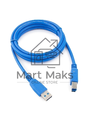 Кабель Gembird CCP-USB3-AMBM-6 USB 3.0 PRO кабель для соед. 1.8м AM/BM позол. контакты, пакет
