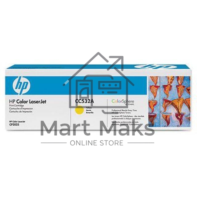 Картридж лазерный HP CC532A желтый для LJ CP2025/CM2320 2800стр.