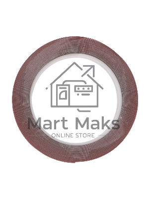 Двухсторонний скотч Rexant, серый, на HBA акриловой основе, 12 мм, ролик 5 м