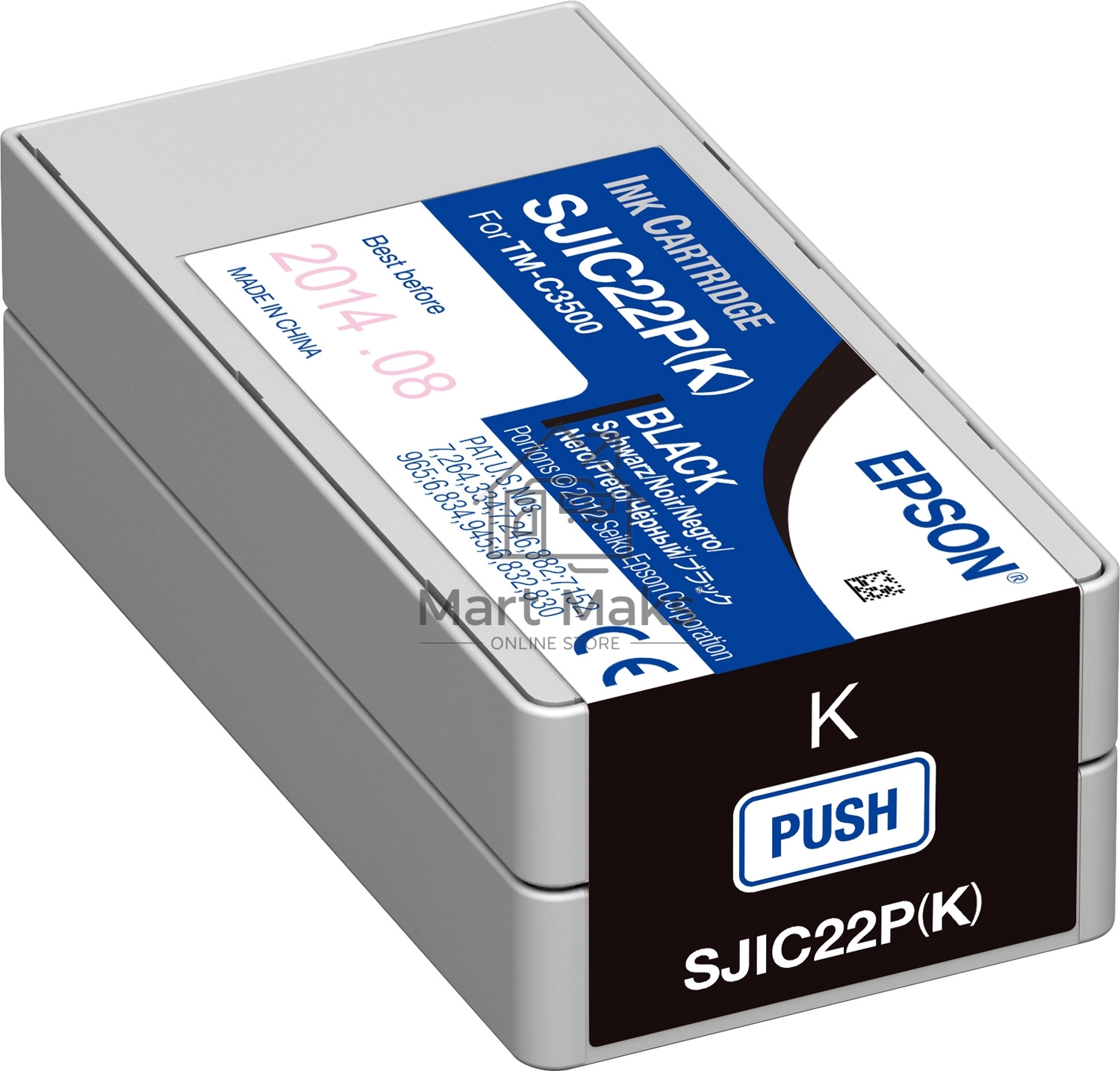 Картридж струйный SJIC22P(K): INK CARTRIDGE FOR TM-C3500 черный