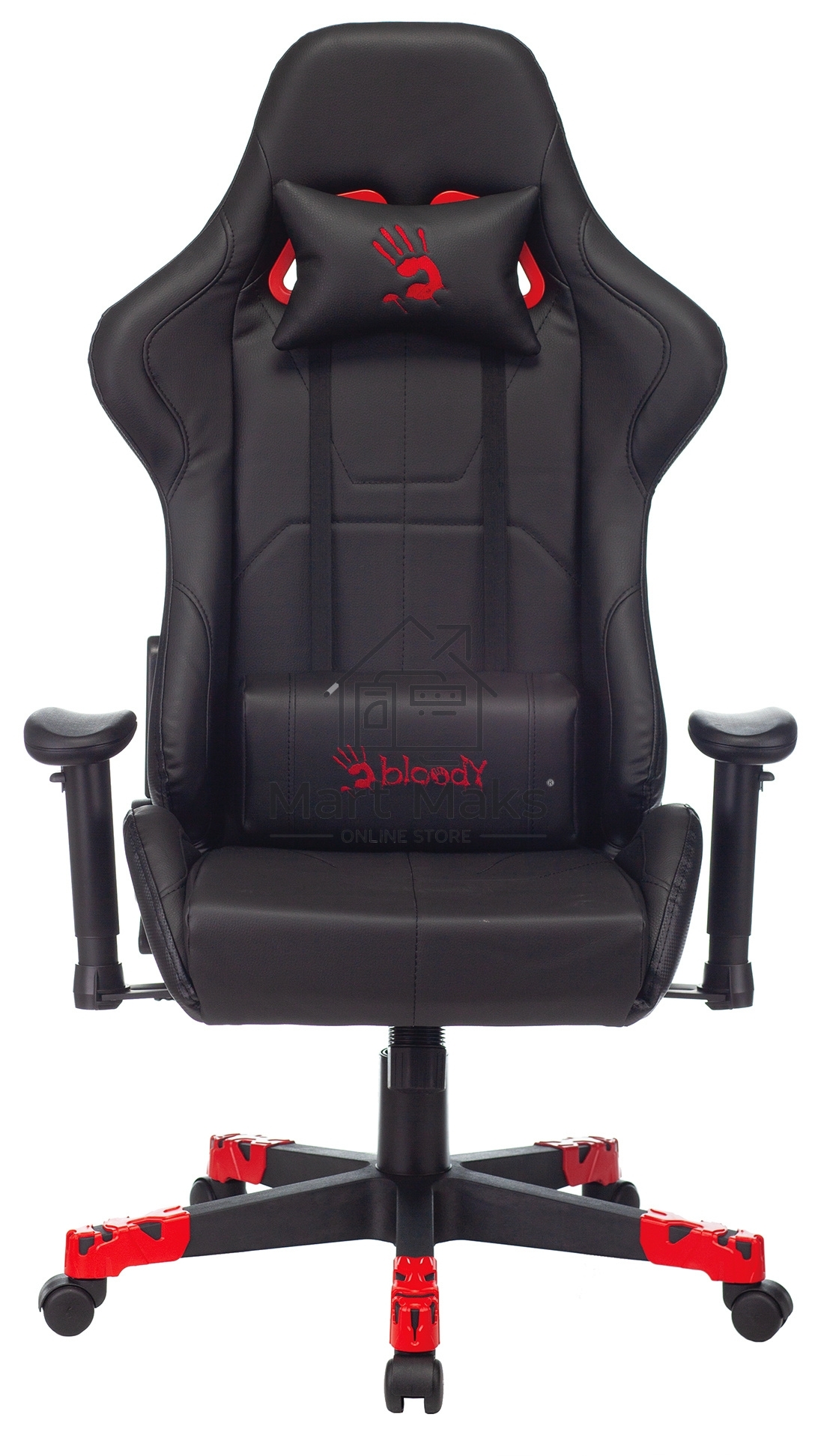 Кресло игровое A4Tech Bloody GC-550 черный, эко.кожа