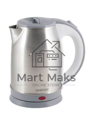 Чайник электрический Energy E-202, нержавейка, 1,8 л, диск