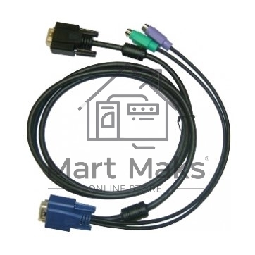 Переключатель D-Link DKVM-IPCB/10 Упаковка 10 кабелей KVM для устройств DKVM-IP1/IP8, длина 1.8м 