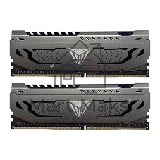Оперативная память Patriot Viper Steel, DDR4, 16GB (2x8 GB), 3733 MHz, CL17, DIMM, радиатор, черный
