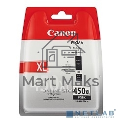 Картридж струйный Canon PGI-450XLPGBK (6434B001) пигментный черный, 22мл (500 стр.), для PIXMA iP7240/MG6340/MG5440