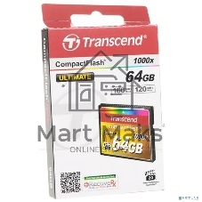 Флеш карта CF 64Gb Transcend TS64GCF1000 (1000X) 