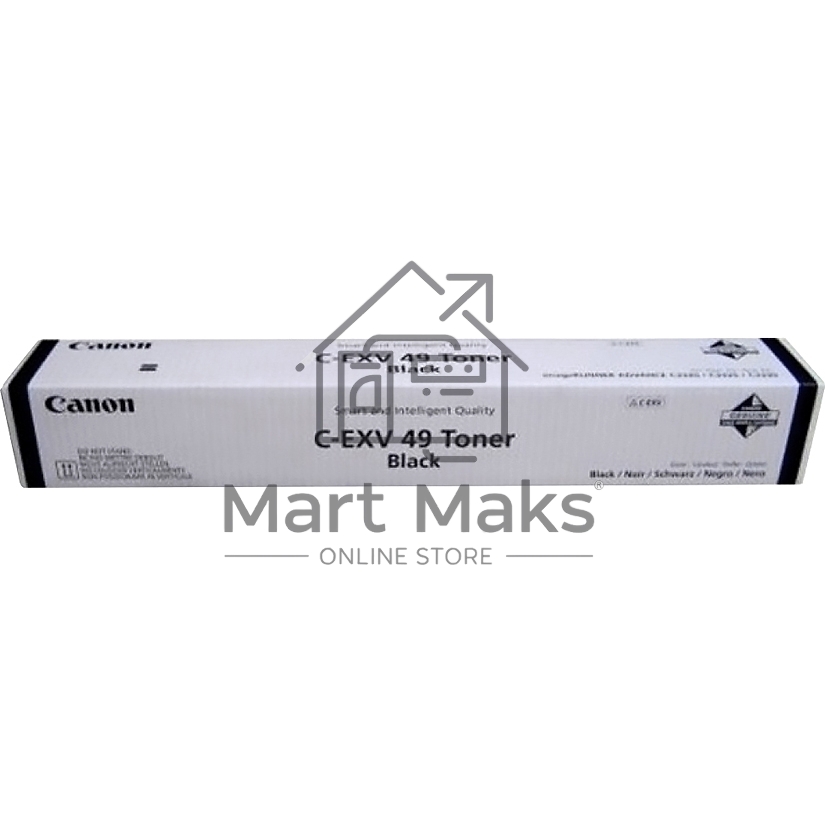Картридж лазерный Canon C-EXV49BK (8524B002) черный (36 000 стр) для Canon imageRUNNER ADVANCE серий C3300, C3500, DX C3700, DX C3800