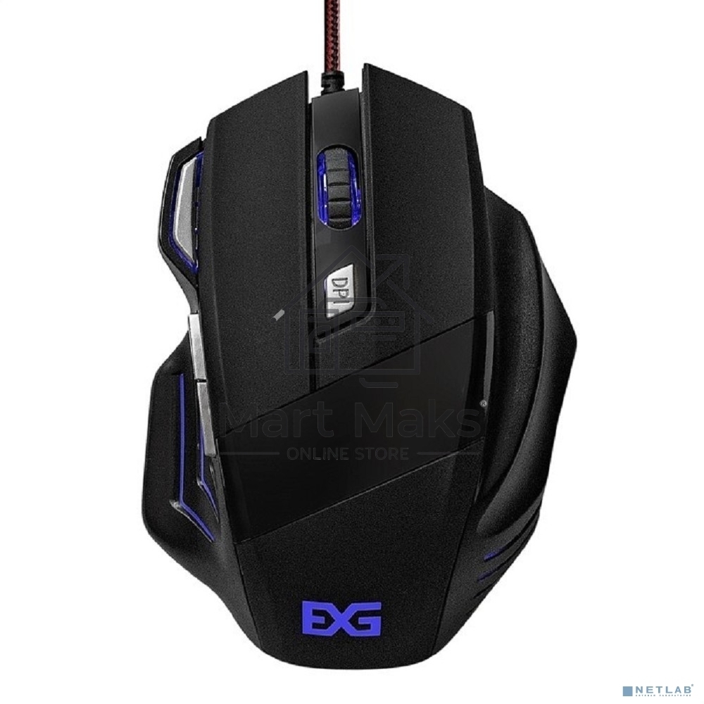 Мышь проводная ExeGate Gaming Standard Laser GML-793 черный, 3200 dpi, USB, кнопки - 7