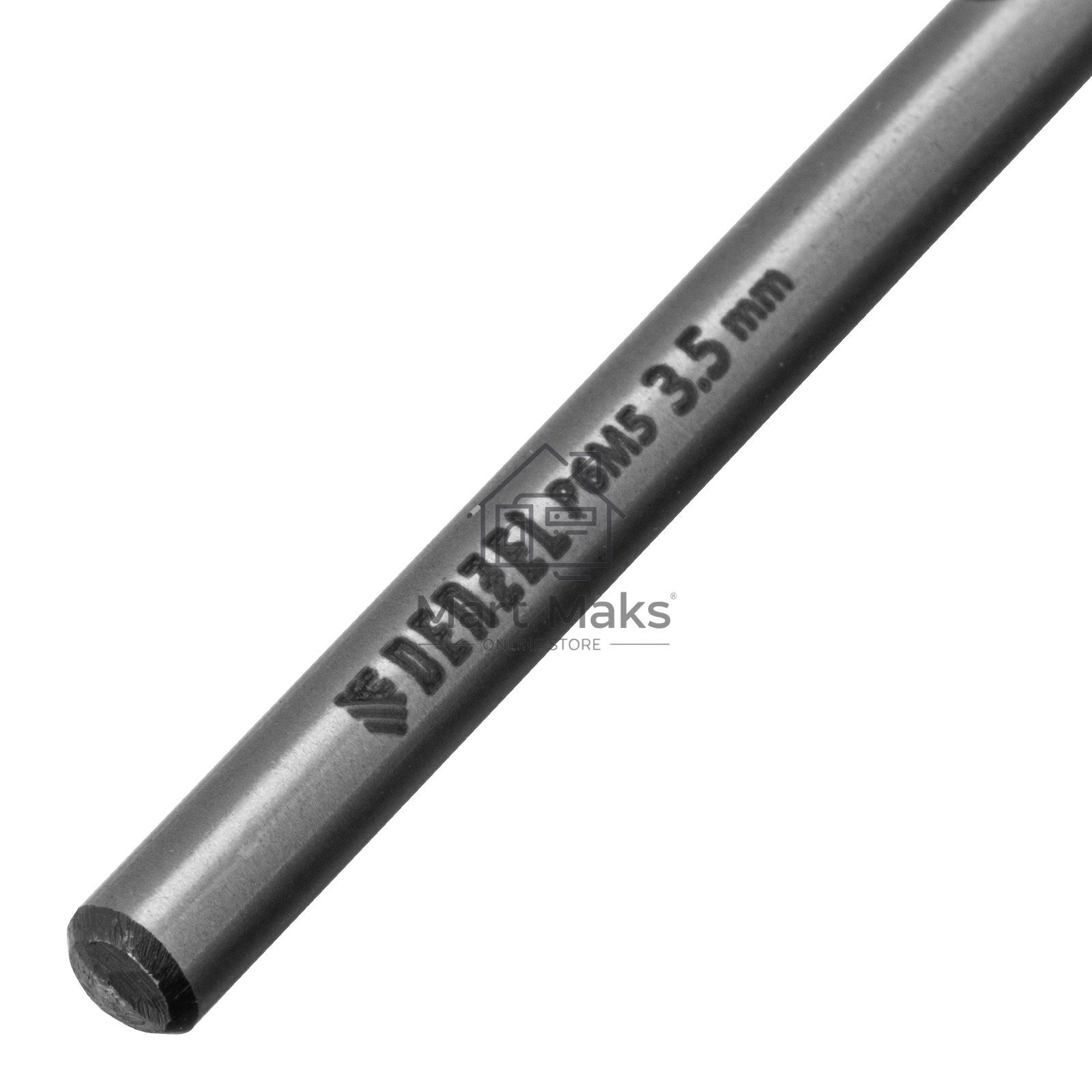 Сверло спиральное по металлу 3,5 x 70мм, Р6М5, Golden Tip, многогранная заточка, 2шт. Denzel