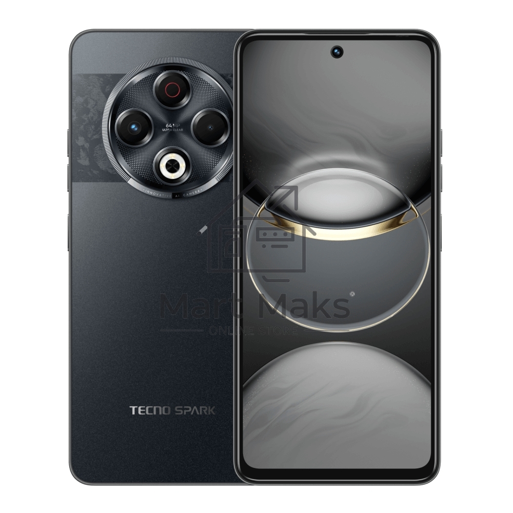 Смартфон Tecno SPARK 30, 8/128Gb, черный