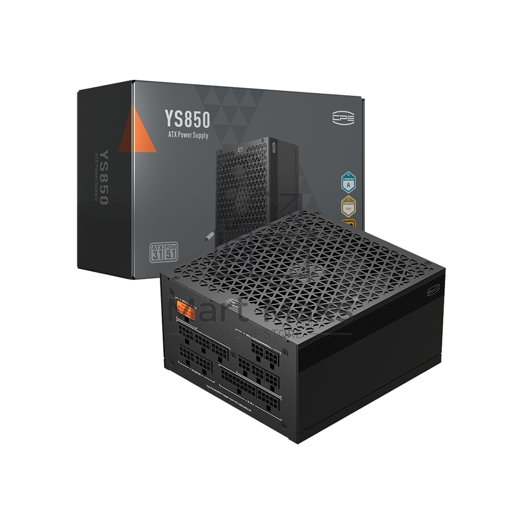 Блок питания PCCooler P5-YS850-G1F, 850Вт, 80 PLUS Gold, 135мм, модульный, черный
