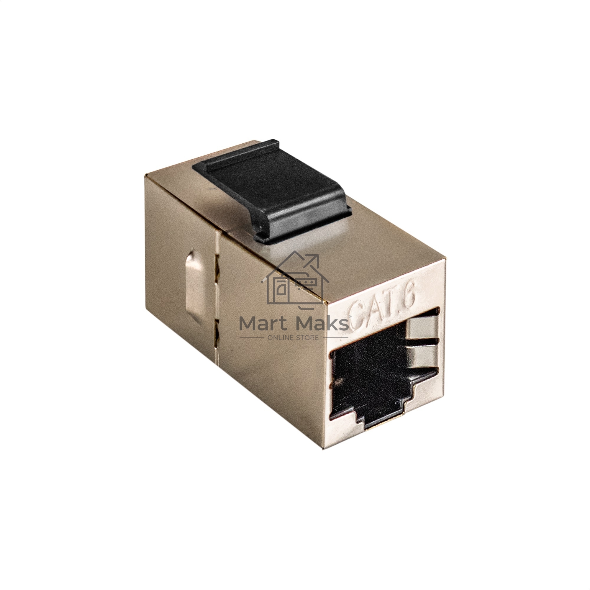 Модуль проходной ExeGate CP45-KJ-SH-C5e (RJ45-RJ45 формата Keystone Jack, Кат.5e, экранированный)