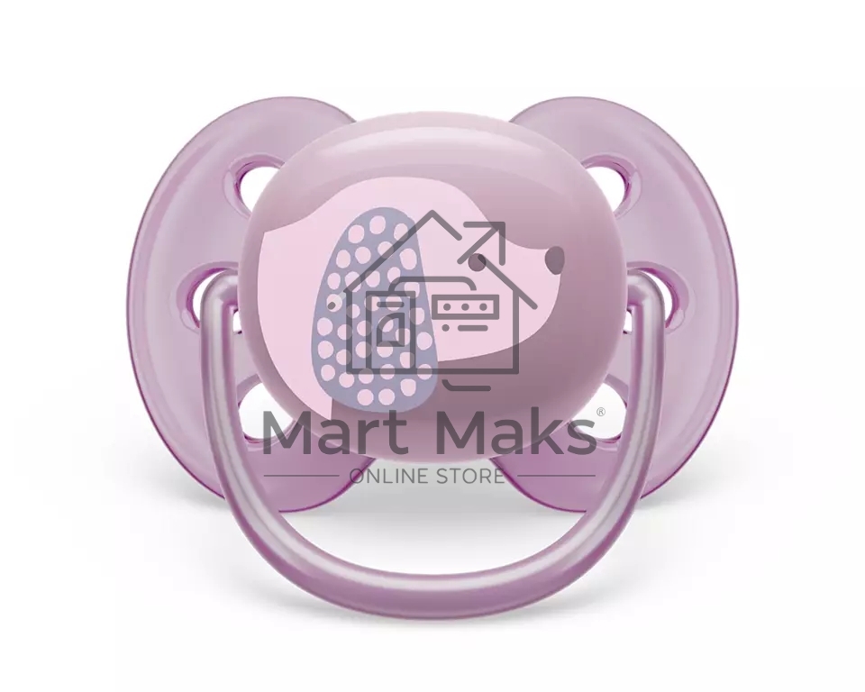 Пустышка Philips Avent ultra soft, собачка, 6-18 мес., 1 шт.