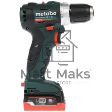 Дрель-шуруповерт Metabo PowerMaxx BS 12 6010365000, 12 В, 2 Ач, 40 Нм, щеточный