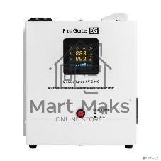 Стабилизатор напряжения настенный ExeGate Master Turbo XV-5000 (5000ВА, вход 80-265В, цветной дисплей, выход 220В±8%, КПД 98%, 5 уровней защиты, задержка, усиленный метал.корпус, клем.колодка+2*Schuko, RTL)