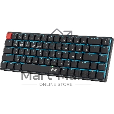 Клавиатура Acer OKR400 гибридная, USB Type-A, Bluetooth, радиоканал, чёрный