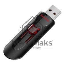 Флешка USB SanDisk CZ600 Cruzer Glide (SDCZ600-256G-G35), 256Gb, USB 3.0, R/W 100/20, черный