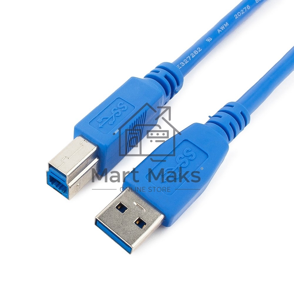 Кабель Gembird CCP-USB3-AMBM-6 USB 3.0 PRO кабель для соед. 1.8м AM/BM позол. контакты, пакет