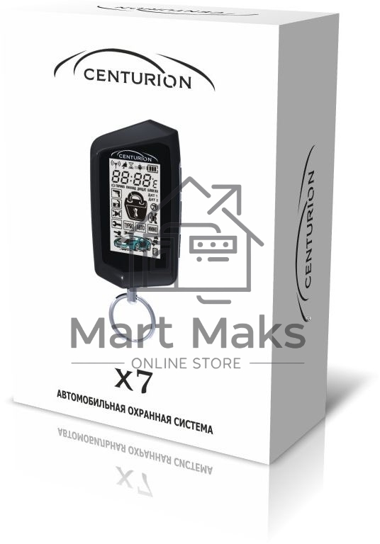 Автосигнализация Centurion X7 с обратной связью брелок с ЖК дисплеем