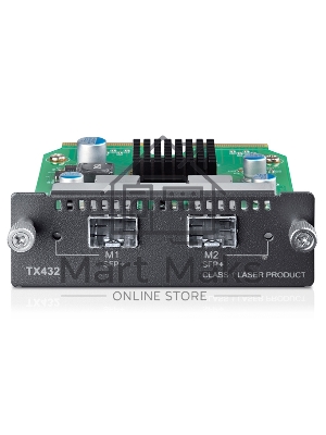Модуль SFP TP-LINK TX432 10-гигабитный 2-портовый модуль SFP+