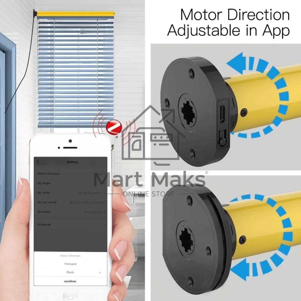Привод MOES Motor ZC-AM25, Zigbee, DC 5В, 1600 мА
