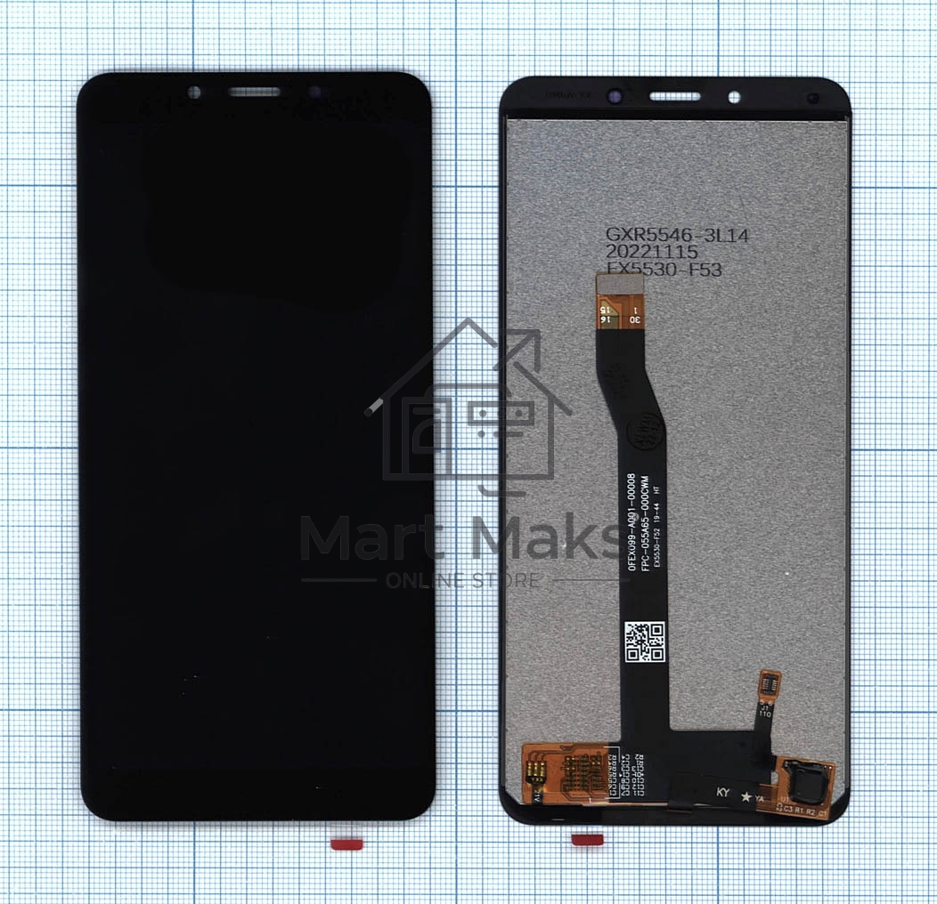 Дисплей для Xiaomi Redmi 6, Redmi 6A в сборе с тачскрином (copy) черный