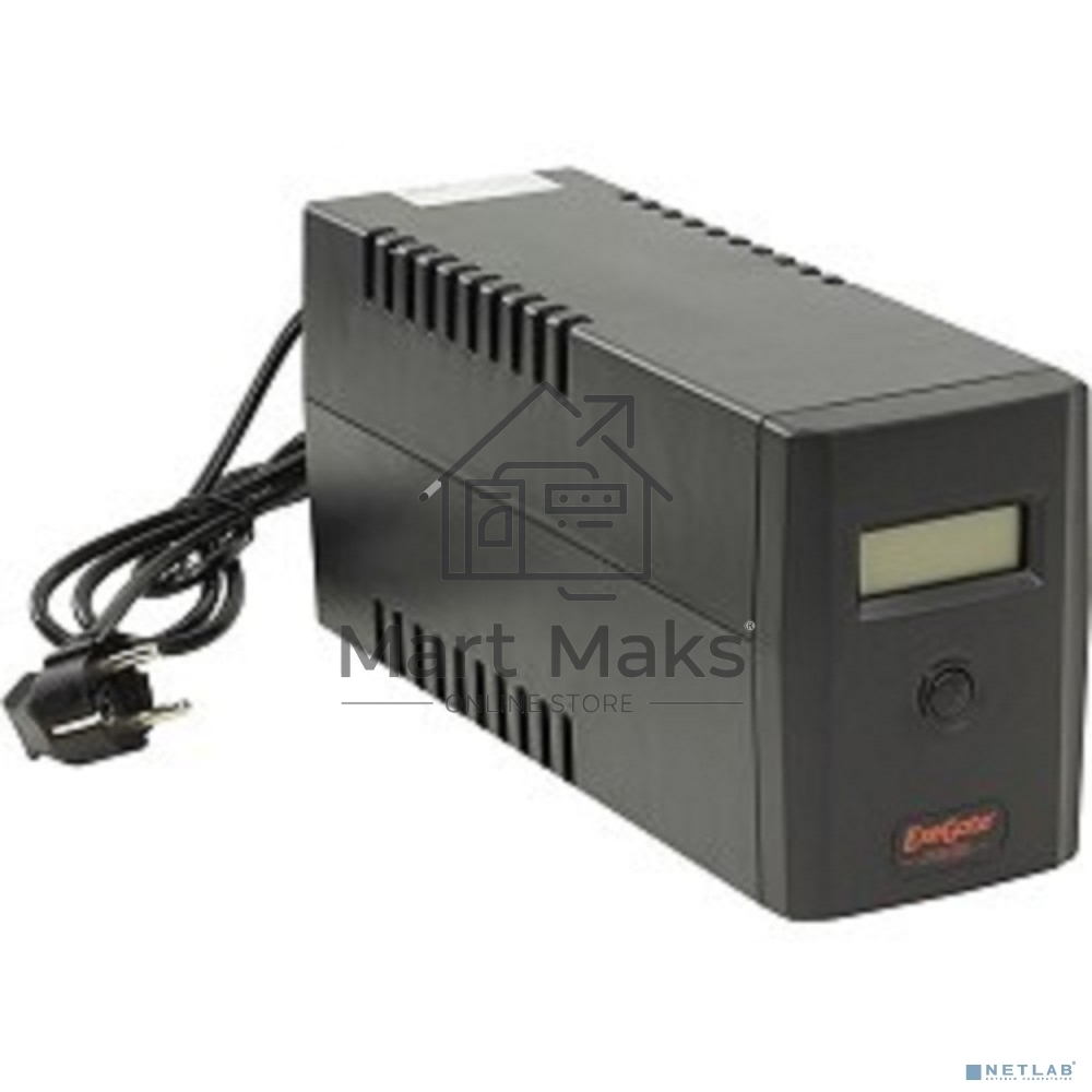 Источник бесперебойного питания Exegate Power Smart ULB-800 LCD <800VA, Black, 2 евророзетки, USB>