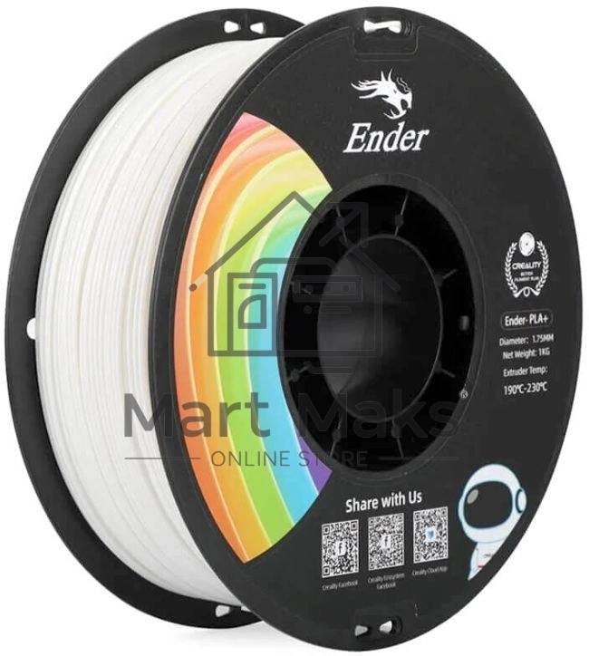 Пластик для принтера 3D Creality 3301010305 PLA d1.75мм 1кг 1цв. белый