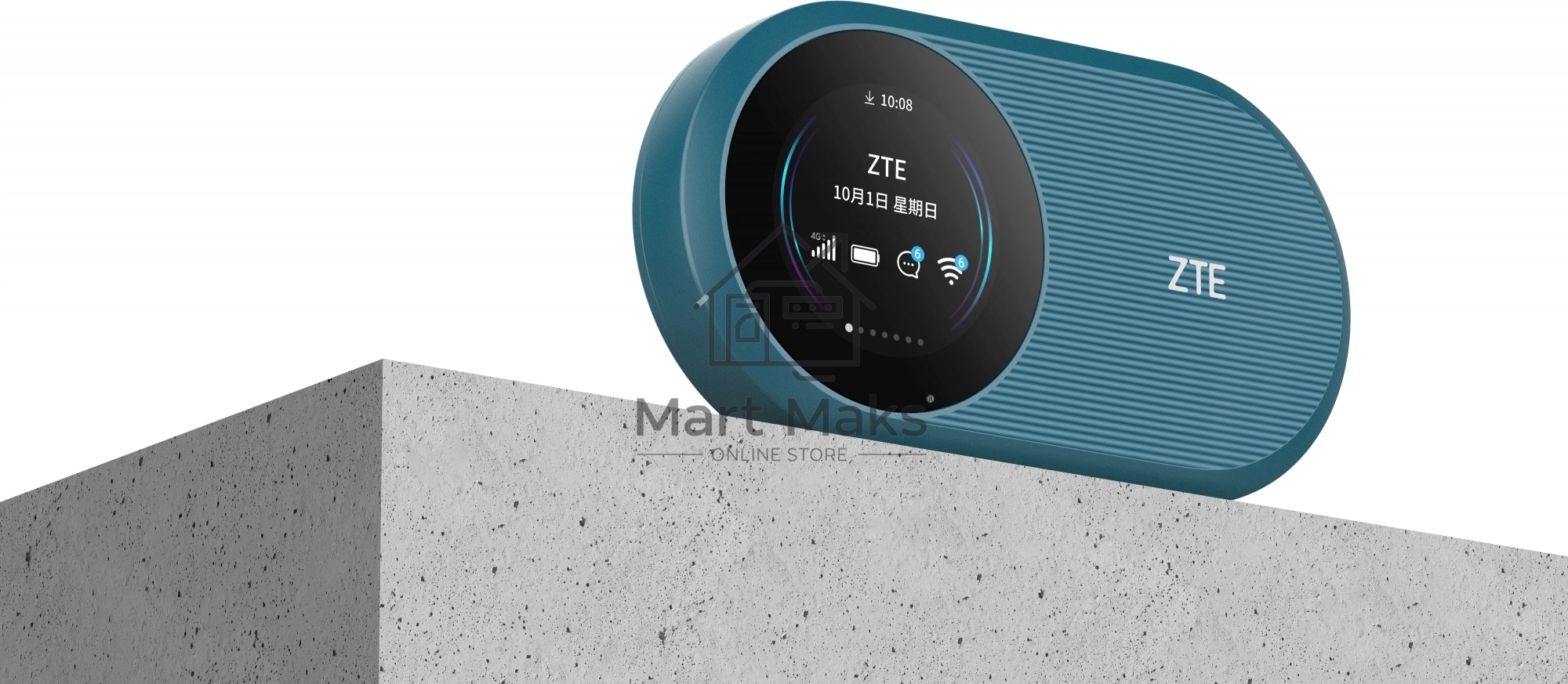 Модем 3G/4G ZTE U10s Pro USB Wi-Fi VPN Firewall +Router внешний розовый
