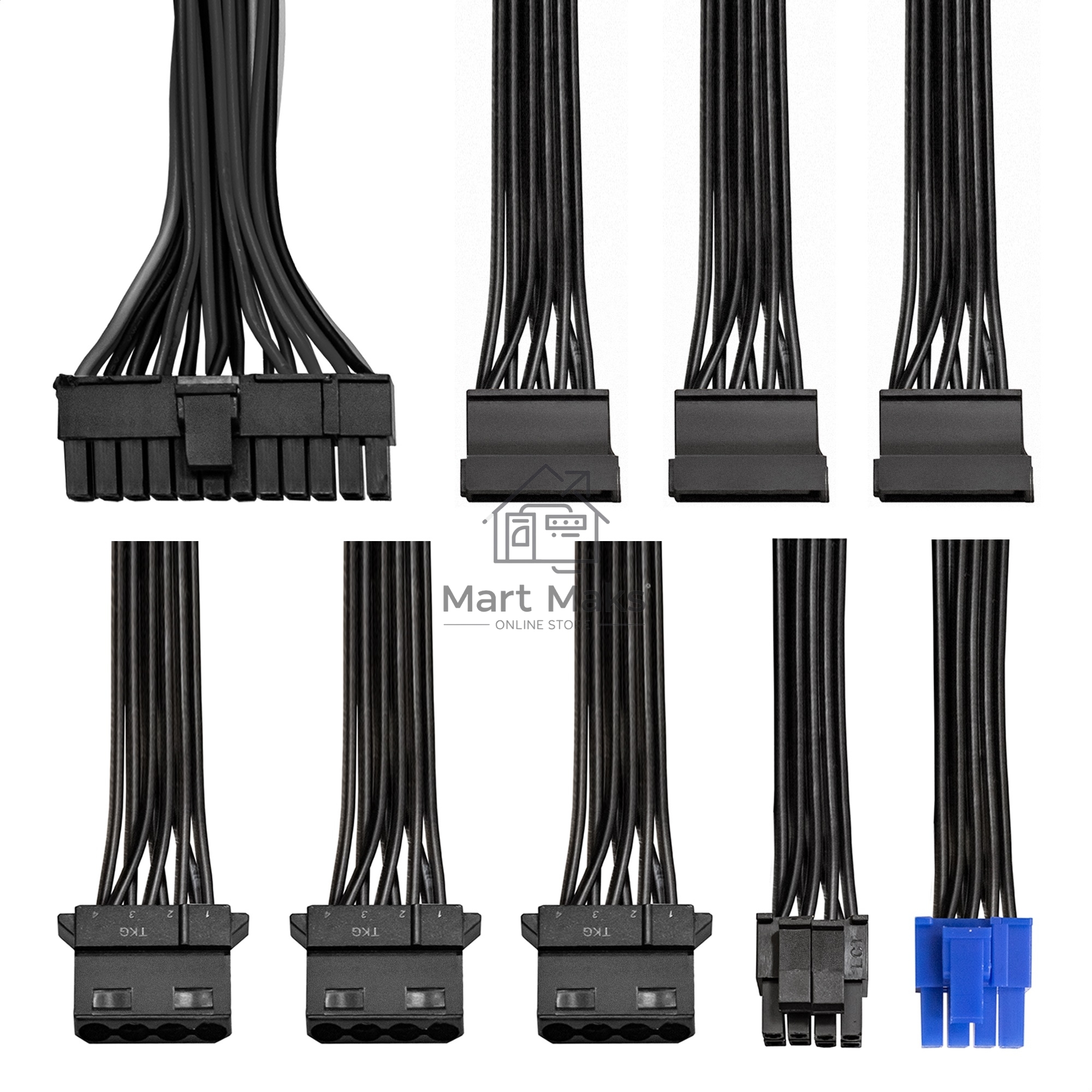 Блок питания ExeGate 400PPH-LT-OEM, 400W, 80 PLUS, (ATX, APFC, SC, КПД 82% (80 PLUS), 12cm fan, 24pin, (4+4)pin, PCI-E, 3xSATA, 3xIDE, black, кабель 220V 1,8м с защитой от выдергивания, RTL)