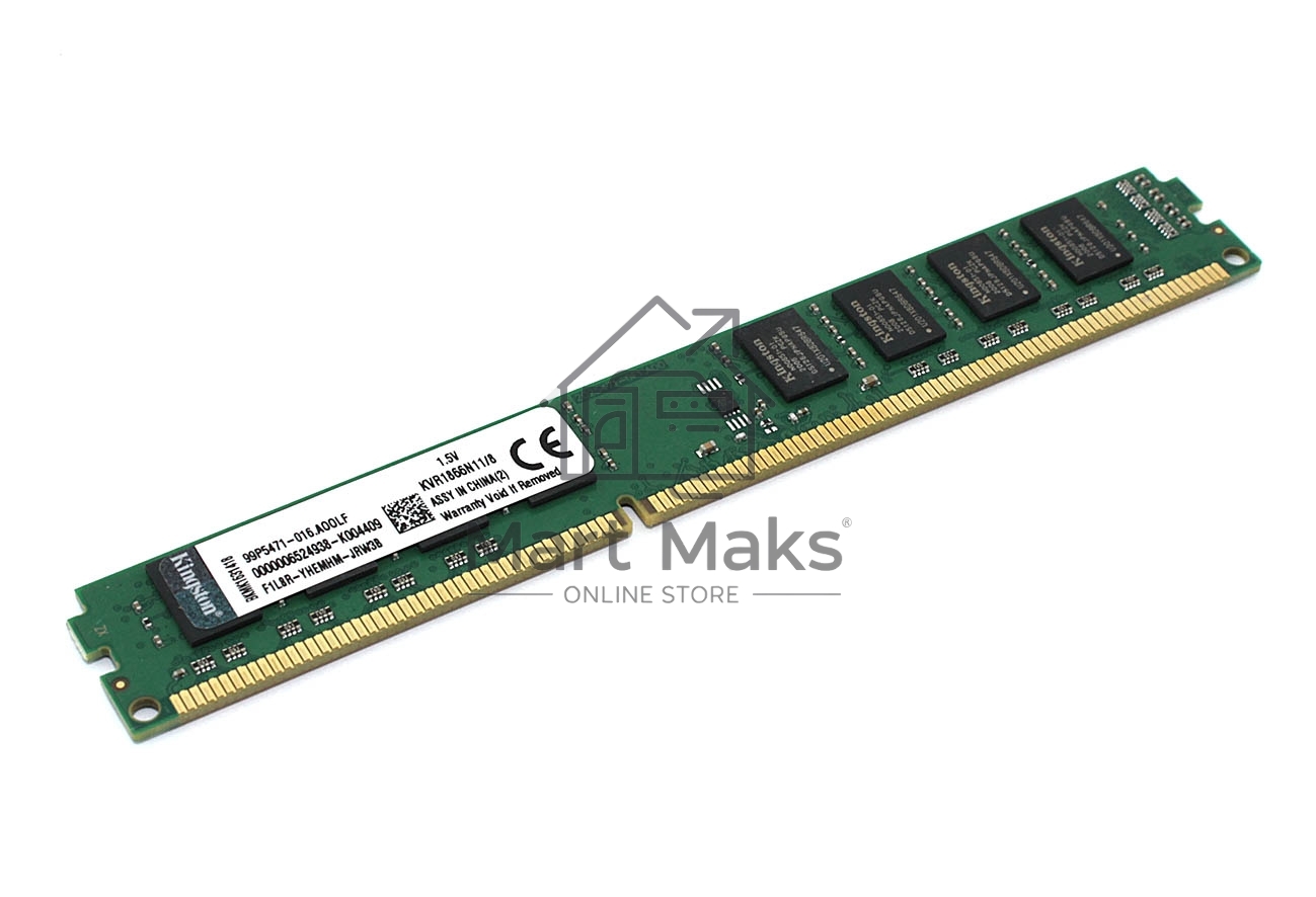 Оперативная память Kingston ValueRAM, DDR3, 8Gb (1x8 Gb), 1866 MHz, CL13