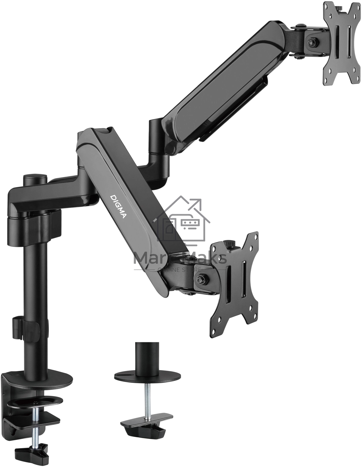 Кронштейн для мониторов ЖК Digma D-MM202D черный 17