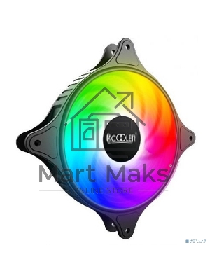 Вентилятор для корпуса PCCooler FX-120-3 черный, 120 мм, 1200 об/мин, 18 дБ, 3 pin