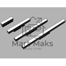 Трековый линейный светильник Ambrella light GL8065 BK черный IP20 36W 3000-6000K 220V 120° 800*25*41