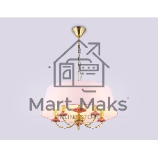 Люстра Ambrella light LH75021/5 GD/PI золото/розовый E14/5 max 40W D550*730