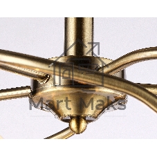Светильник Ambrella light TR3199/5 SB/CL/FR бронза/прозрачный/белый матовый E27/5 max 40W D600*485