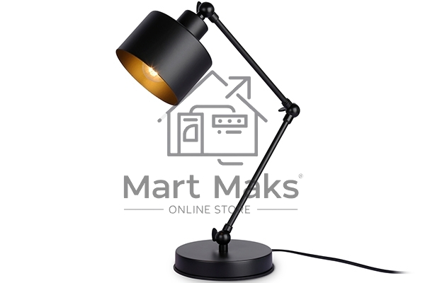 Настольная лампа в стиле лофт TR8153 BK черный E27 max 40W