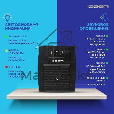Источник бесперебойного питания Ippon Back Basic 1500 Euro / 1500 ВА / 900 Вт / 4 x CEE 7 (евророзетка)