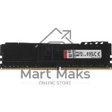 Оперативная память Kingston Fury Beast Black, DDR4, 8GB (1x8GB), 3200MHz, CL16, с радиатором, черный