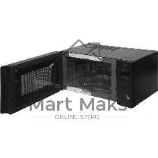Микроволновая печь LG MH6032GAS черный, 20 л, 700 Вт, переключатели - сенсор