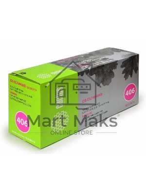 Картридж лазерный Cactus CS-CLT-M406S magenta пурпурный (1000 стр.) для принтеров Samsung CLP-360/365/CLX-3300/3305